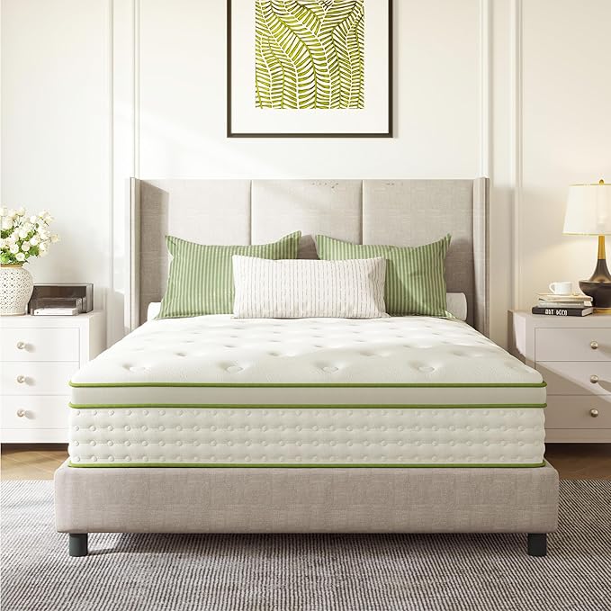 Queblox Queen Hybrid Mattress — 12-Inch